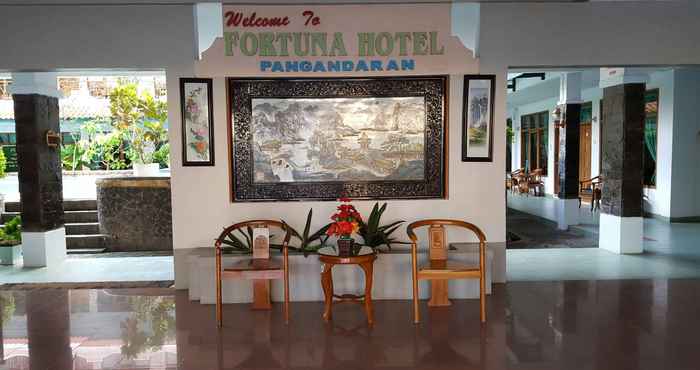 Lobby Fortuna Hotel Pangandaran