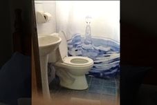 客房浴室 BNKY El Nido Bed and Breakfast