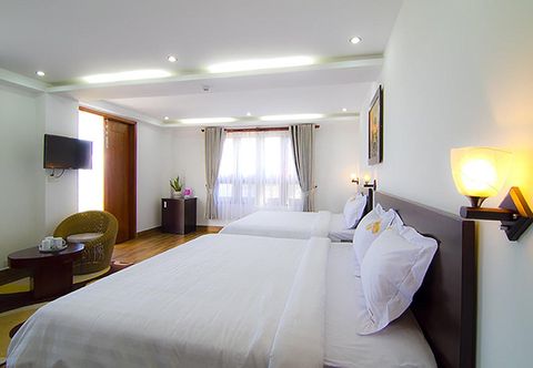 침실 Melody Hotel Dalat