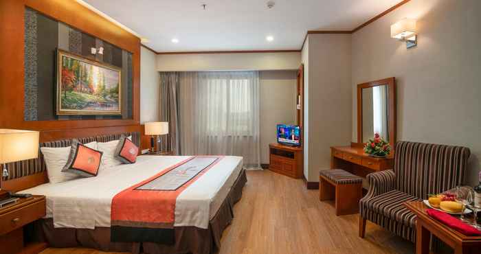 ห้องนอน Hanoi La Rosa Hotel