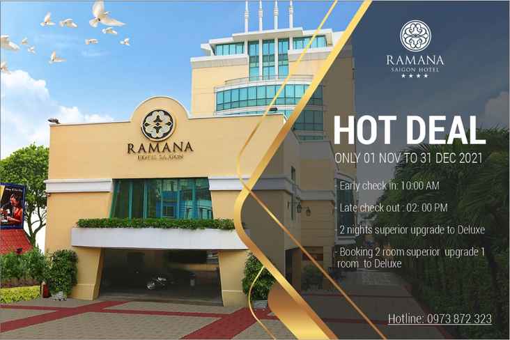 Với giá phòng phải chăng, Ramana Saigon Hotel tại Quận 3 là sự lựa chọn tuyệt vời để khám phá Sài Gòn và tận hưởng một kỳ nghỉ nghỉ cực kỳ thoải mái. Bên cạnh đó, phòng xông hơi tuyệt vời cũng được cung cấp để giúp bạn thư giãn sau một ngày dài trên đường.