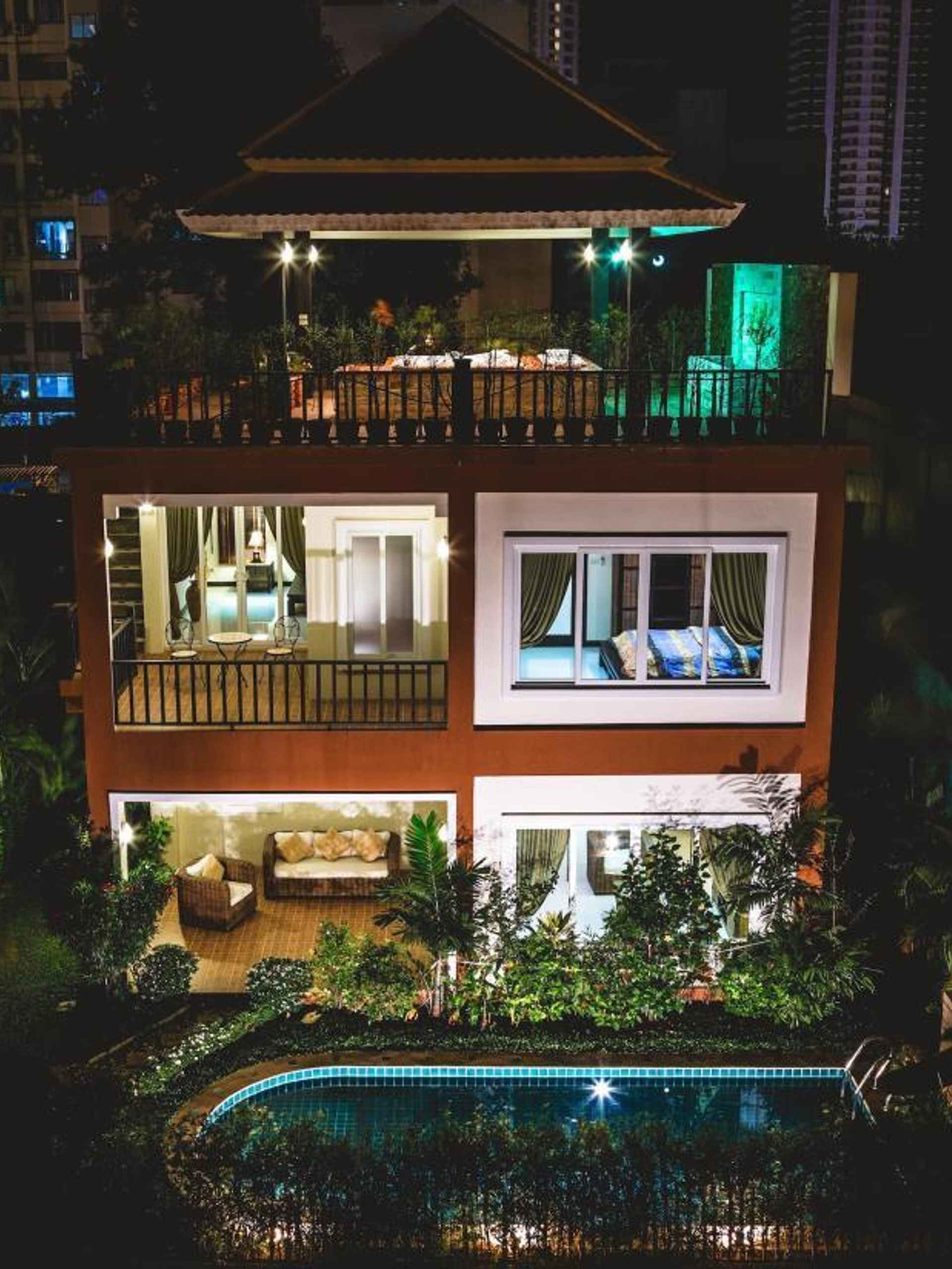 ภายนอกอาคาร Villa Arabella Pattaya
