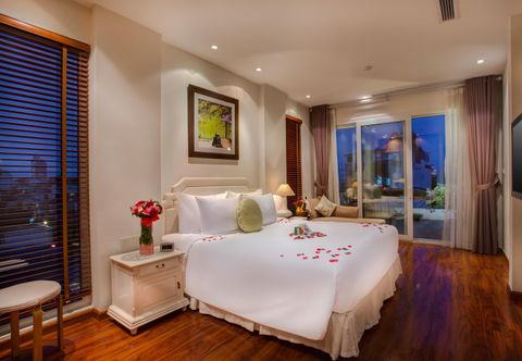 Phòng ngủ Mercury Central Hotel Hanoi 