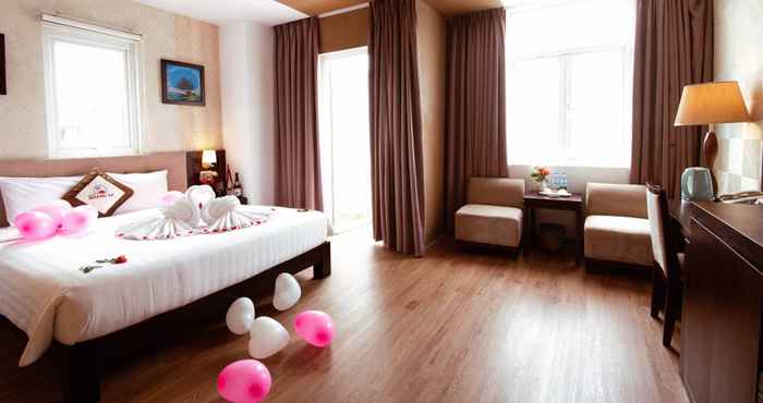 ห้องนอน Hoang Sa Hotel