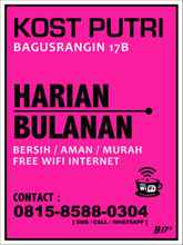 Bangunan 4 Hannah Room - Khusus Putri