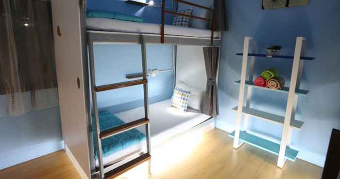 Phòng ngủ Ideal Bed Hostel 