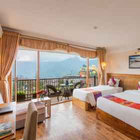 Bedroom1Sapa Panorama Hotel,Sapa SSB Bus station飯店