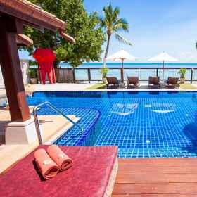 Pao Jin Poon Beach Front Villa 1, Hotel Koh Samui Central Mosque | Masjid Nurul Ihsan | مسجد