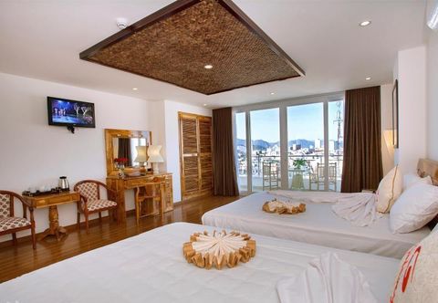 침실 Rex Hotel and Apartment