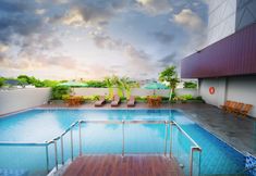 수영장 2 Ayola First Point Hotel Pekanbaru