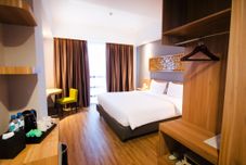 침실 Ayola First Point Hotel Pekanbaru