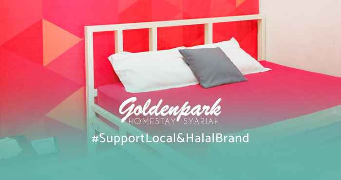 Kamar Tidur GoldenPark Homestay Batu Syariah