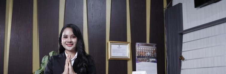 ロビー Hotel Larissa Ciamis