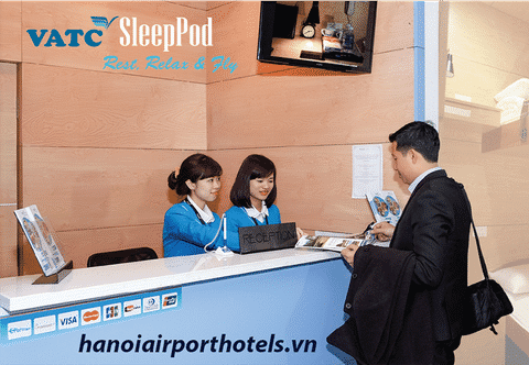 Sảnh chờ VATC SleepPod - Terminal 1