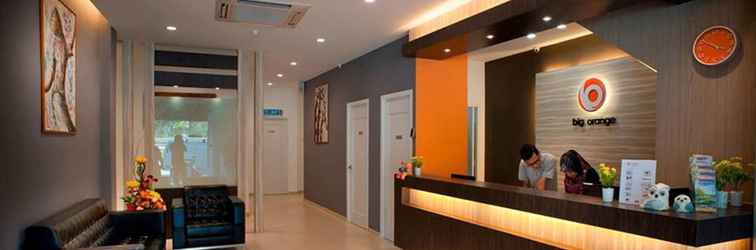 Sảnh chờ Big Orange Hotel Sungai Petani