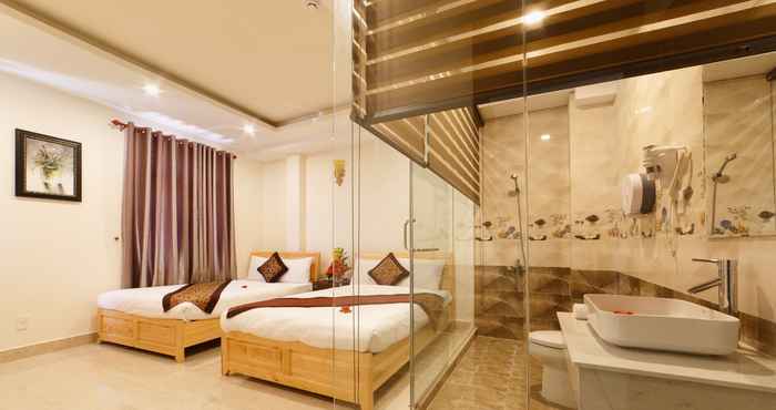 ห้องนอน Lien Vien Phat Hotel