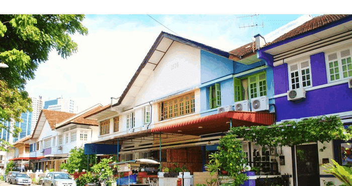 Bên ngoài Penang Old House Homestay