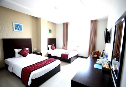 Phòng ngủ Huong Son Hotel
