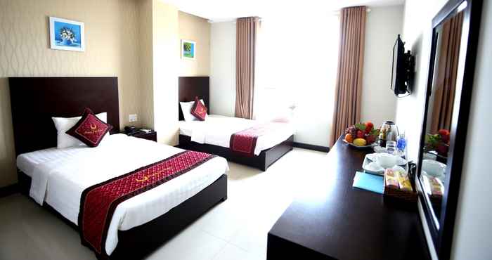 Phòng ngủ Huong Son Hotel