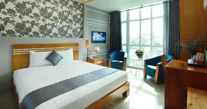 Kamar Tidur Lucky Star Hotel 266 De Tham  