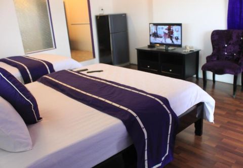ห้องนอน Ngoi Nha Xanh Hotel