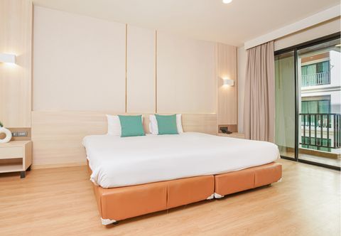 침실 Mike Garden Resort Hotel