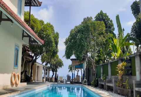 Swimming Pool At The Beach Candidasa