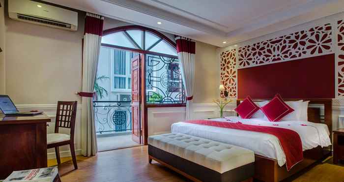 Phòng ngủ La Beaute De Hanoi Hotel