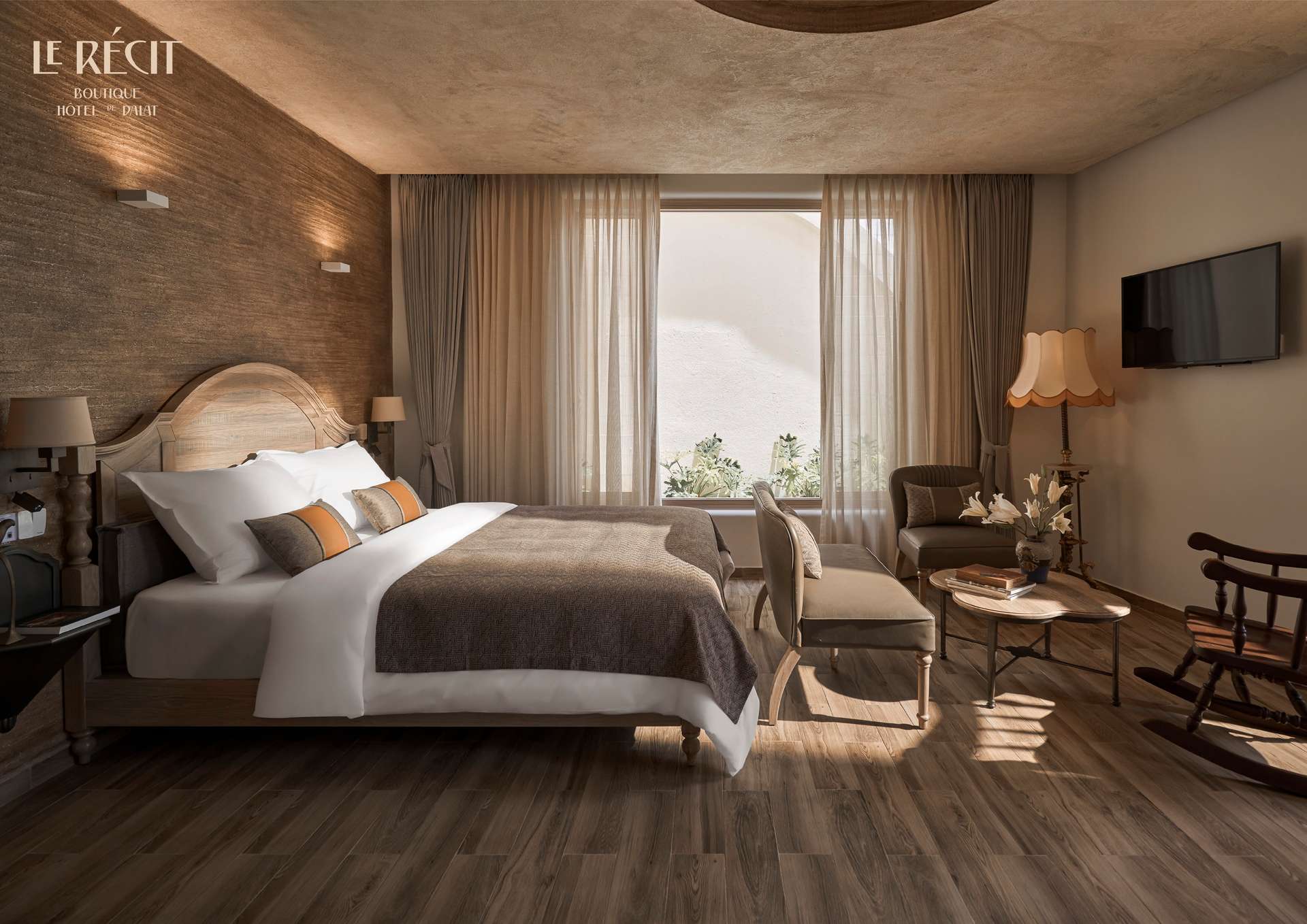 Le Recit Boutique Hotel de Dalat - Khách sạn Đà Lạt có chỗ đậu xe