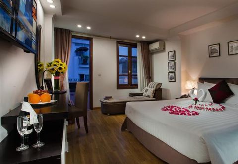 寝室 Parklane Hanoi Hotel & Travel