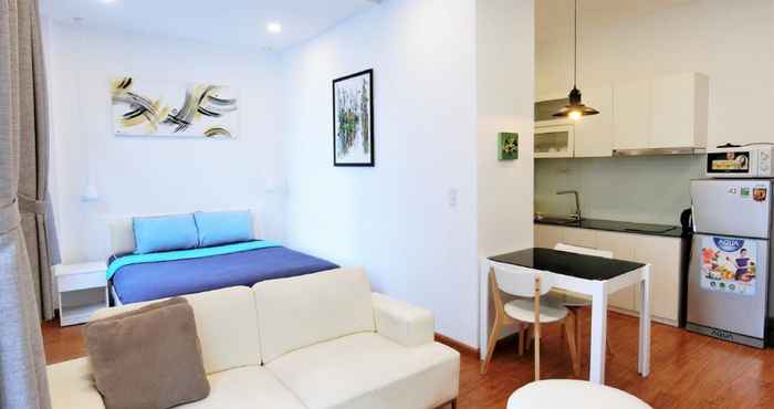 Phòng ngủ M-H Serviced Apartment