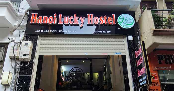 Bên ngoài Hanoi Lucky Hostel