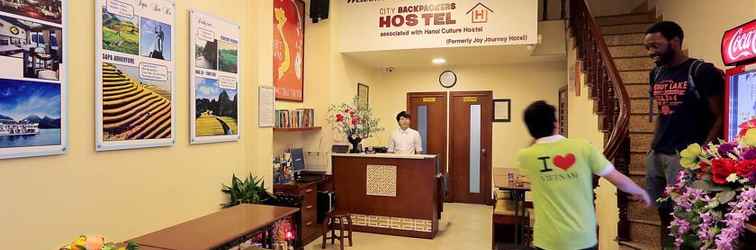 Sảnh chờ Hanoi City Backpackers Hostel