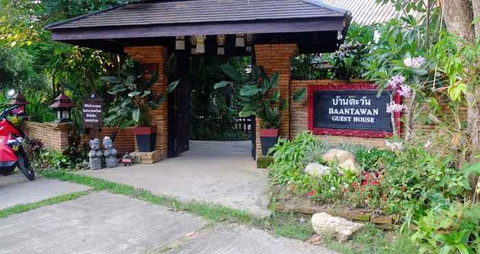 ภายนอกอาคาร Baan Tawan Guesthouse Pai