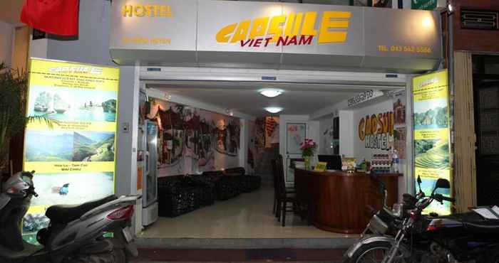 Bên ngoài Capsule Hostel