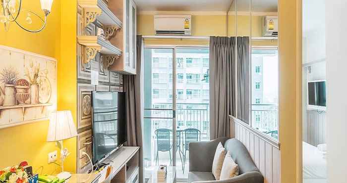 Phòng ngủ Lumpini Park Beach Jomtien Pattaya Sea View & Pool View Room 1412 (1 Bedroom)