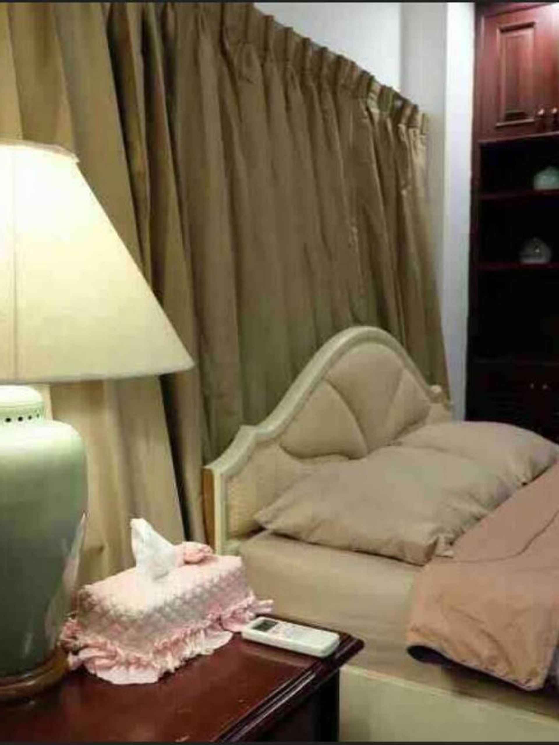 ห้องนอน The Home Massage and Hostel