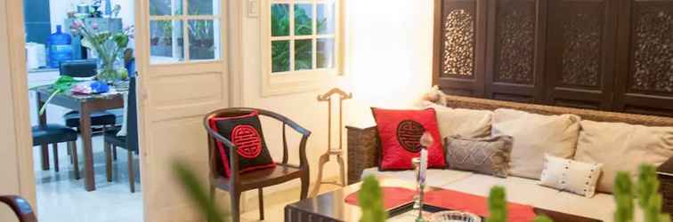 Lobi Authentic French Colonia Villa in Saigon