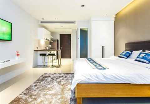 ห้องนอน Studio 503 @Emerald Terrace by Lofty Villas