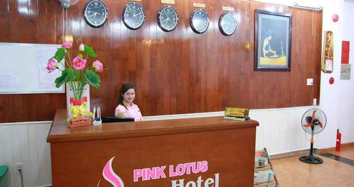 Sảnh chờ Pink Lotus Hotel