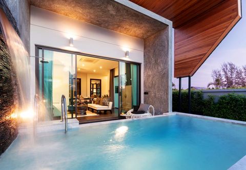 ห้องนอน The 8 Pool Villa