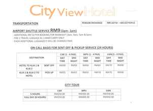 Lobi 4 City View Hotel Kota Warisan