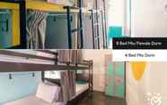 ห้องนอน 2 Wonderloft Hostel Kota Tua