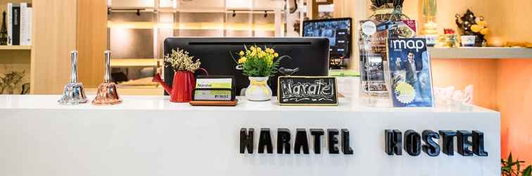 Sảnh chờ Naratel Hostel Bangkok
