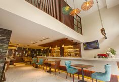 Quầy bar, cafe và phòng lounge 4 Sen Boutique Hotel