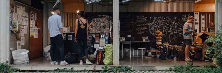 Sảnh chờ The Yard Hostel