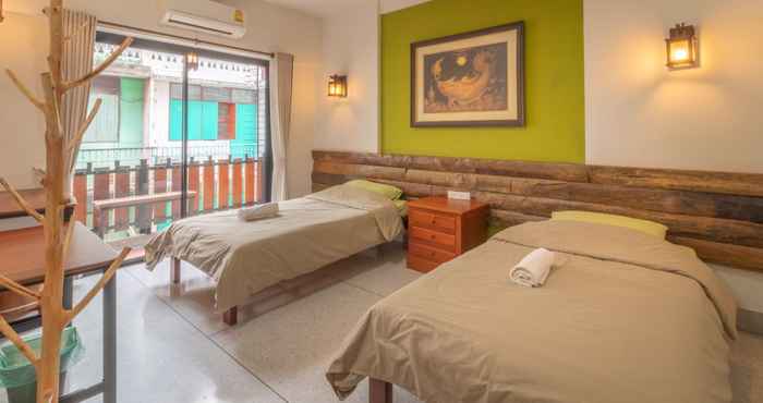 Phòng ngủ Banthat Thong Hostel