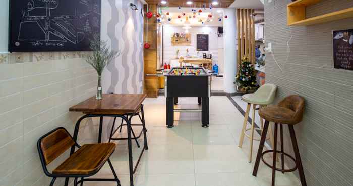 Sảnh chờ Hostie Saigon Wanderlust Home