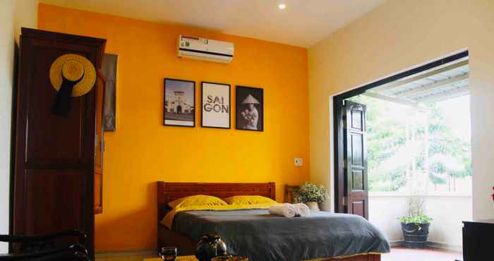 Bedroom Yellow House Garden Villa