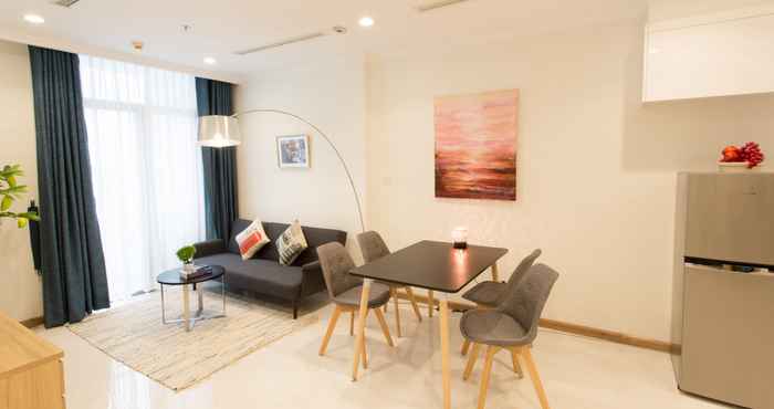 Ruang Umum Tan Apartment - Vinhomes Central Park